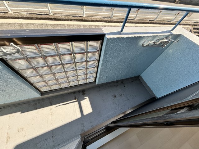 グローバル南豊中のバルコニー