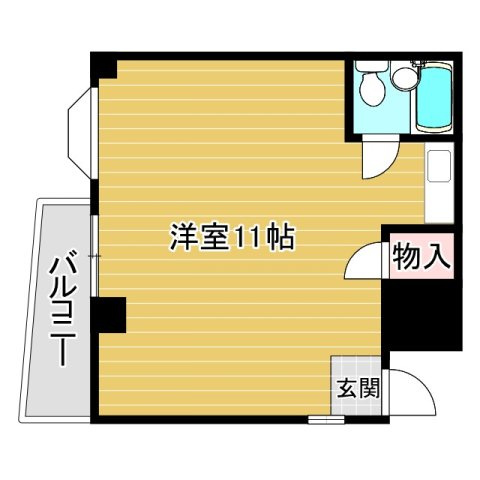 グローバル南豊中の間取り