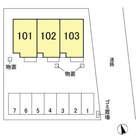 フレンズコートの区画図