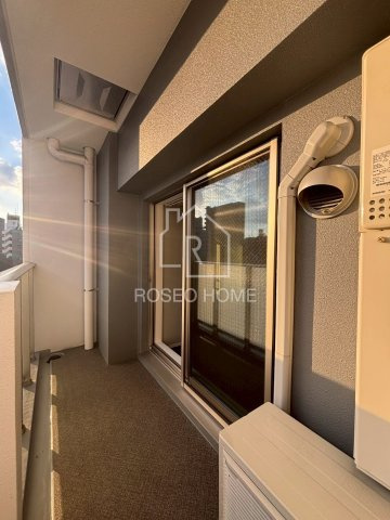 ラグレース天六のバルコニー