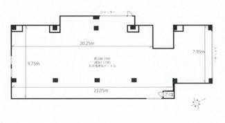 【間取り】 | ハイネス第二保土ヶ谷　倉庫兼事務所