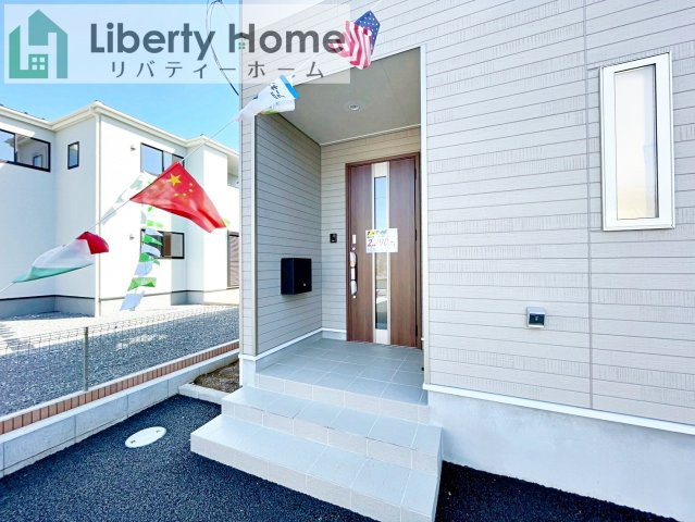 土浦市並木第15　新築戸建　1号棟のエントランス