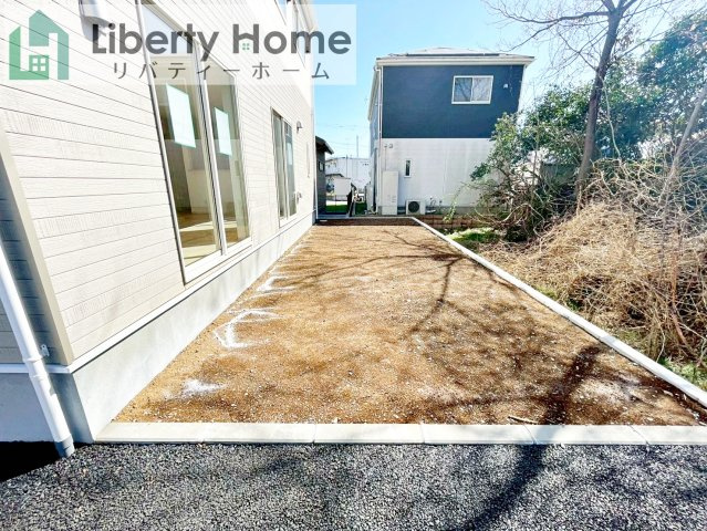 土浦市並木第15　新築戸建　1号棟の庭