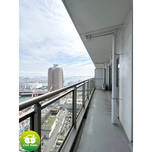 ＷコンフォートタワーズWESTのバルコニー