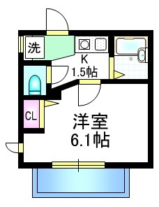 ARKADIAの間取り|★角部屋2面採光★