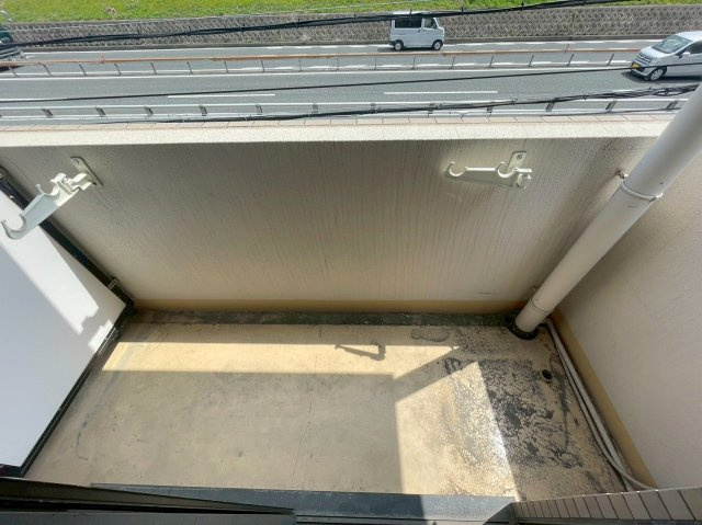 第6中本ビルのバルコニー