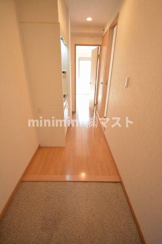 大阪市此花区島屋３丁目のアパートの玄関