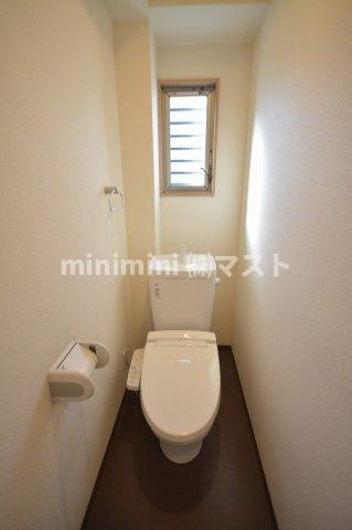 大阪市此花区島屋３丁目のアパートのトイレ