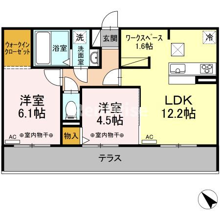 ヴィラ ウィステリアの間取り