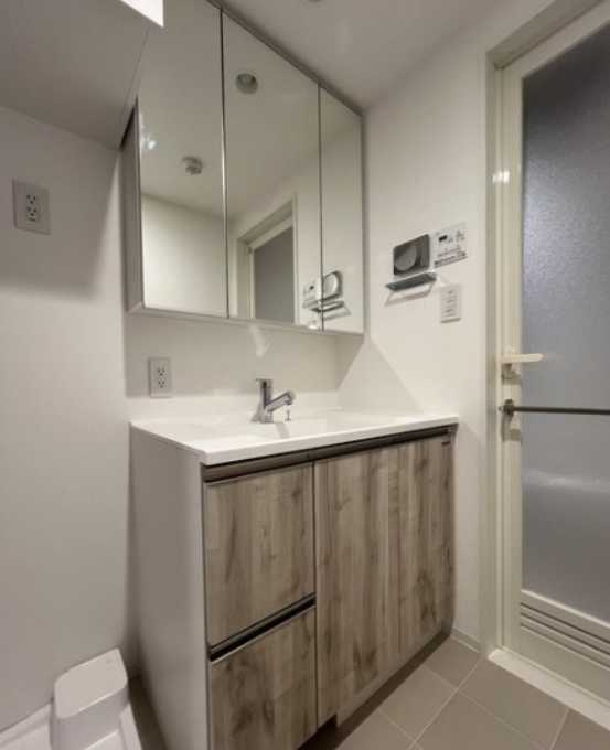 ベルファース三軒茶屋　ネット無料　礼金0　オートロックの洗面所