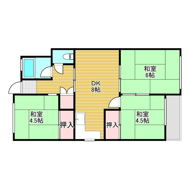 パレス柴原の間取り