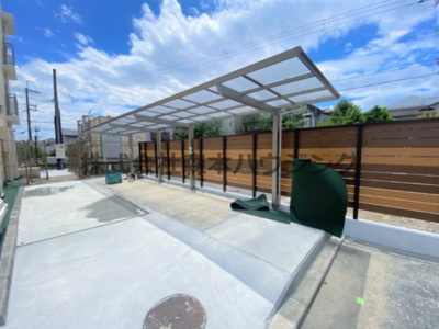 【その他共用部分】 | 　東香里野村マンション | 駐輪場です