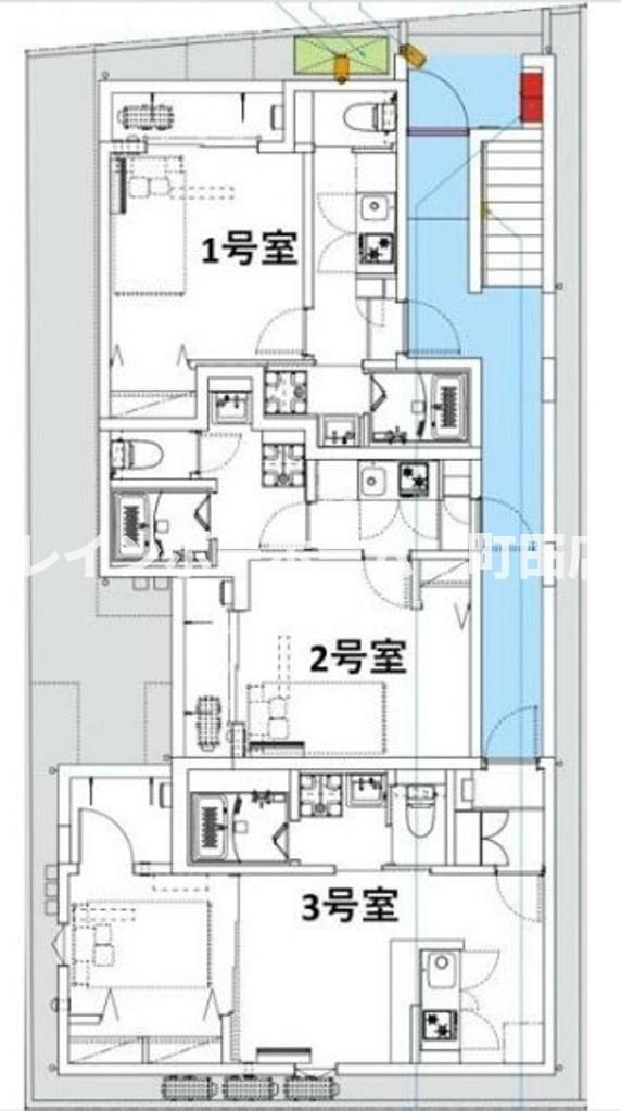 robot  home 淵野辺※初期費用分割あと払いサービス利用可能物件の区画図
