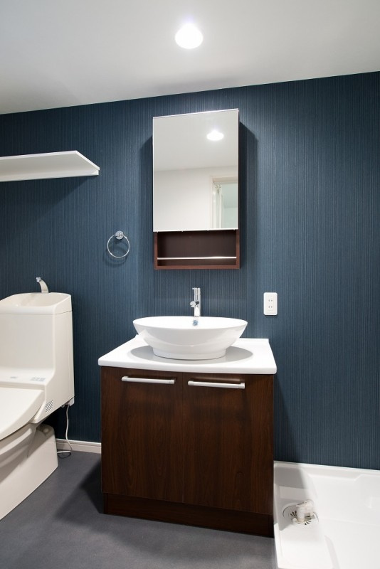 ラフェリオの洗面所|ゆったりとスペースのある洗面所