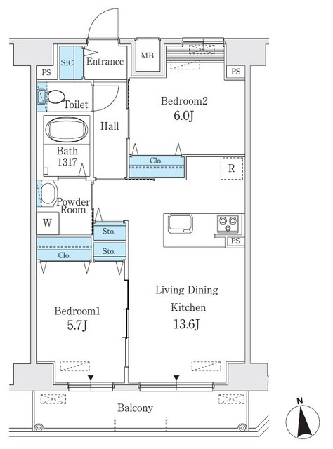 プレイズシード浄心の間取り