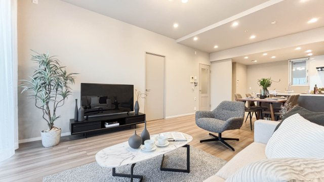 アーバンドック　パークシティ豊洲　タワーAの居間・リビング|使いやすいリビングです