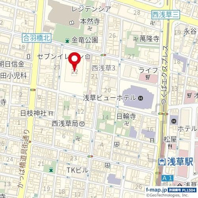 【地図】 | 浅草タワー