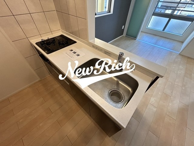 高崎市倉賀野町のアパートのキッチン