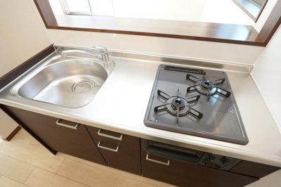 【キッチン】 | アレイムＫ | システムキッチン（2口ガスコンロ・グリル付）