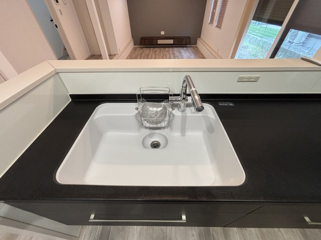 土浦市おおつ野8丁目　戸建のキッチン|タッチレス水栓