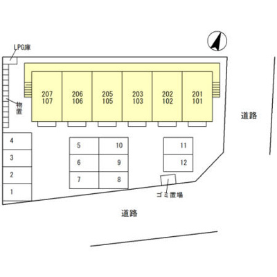 【区画図】 | ローズ宮ヶ島