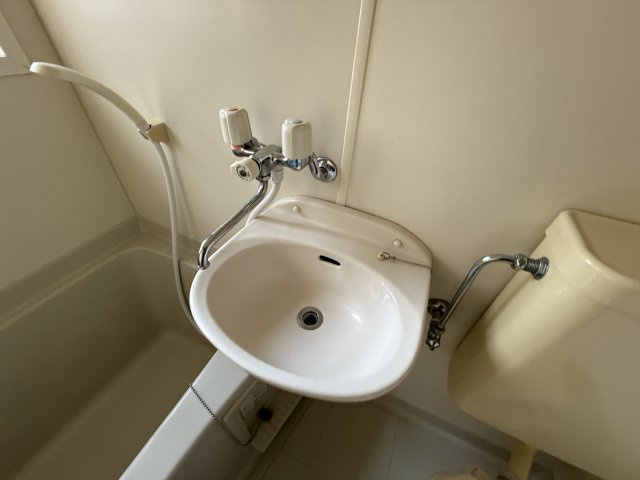 河南ハイツの洗面所