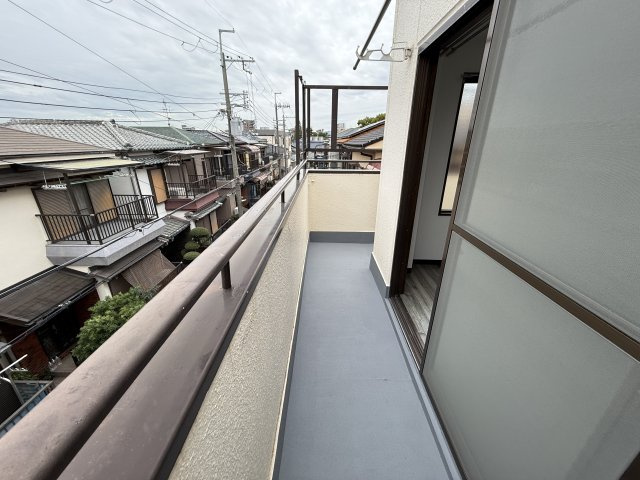 SINCE91’ハウスのバルコニー