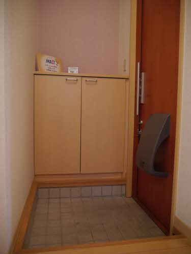 エバーグリーン桜町 B棟の玄関|シューズボックス付きの玄関です☆