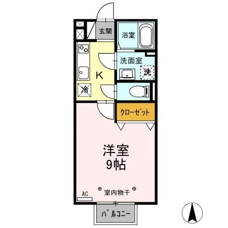 メゾン・ド・ボヌール　Aの間取り