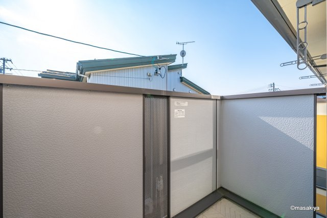 メゾン・ド・ボヌール　Aのバルコニー