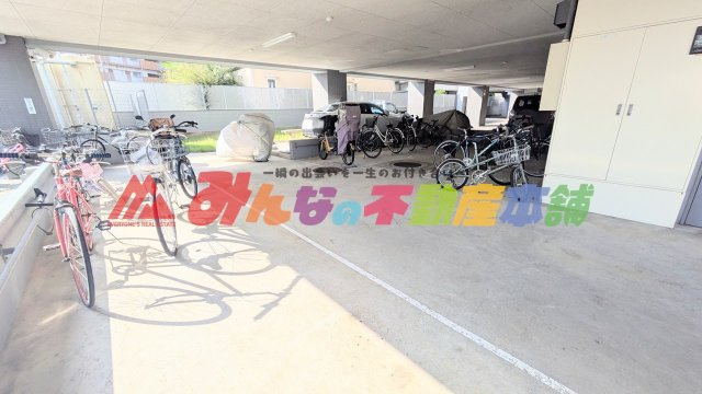 アーサー久留米エクシオの駐輪場