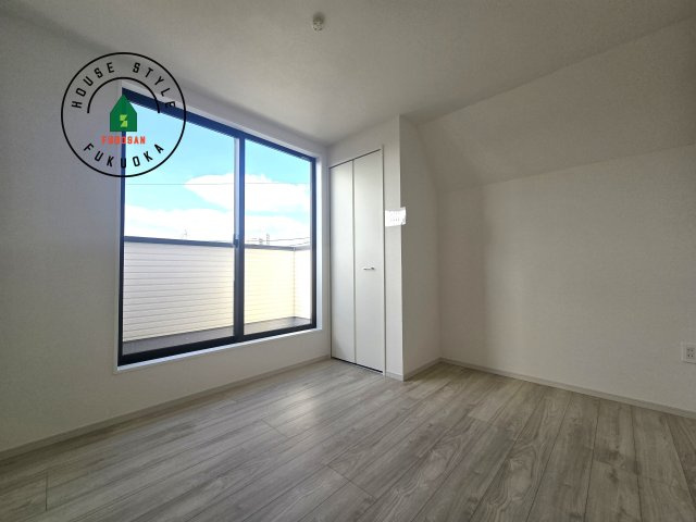 福岡市東区千早1丁目第2-2棟(2号棟)の内観：施工例|将来的に、琉球畳を引きまして和室風にすることも可能です。