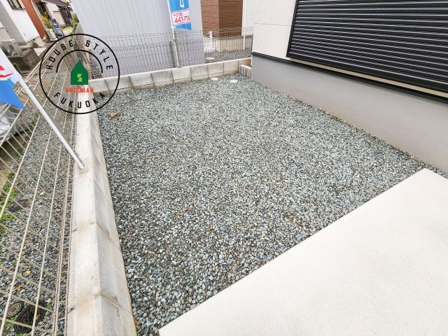 糟屋郡篠栗町津波黒2丁目第3-1棟(1号棟)の庭|お庭で自由な時間を過ごせます。