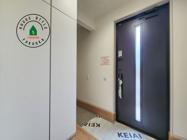 糟屋郡篠栗町津波黒2丁目第3-1棟(1号棟)の内観：施工例|二重ロックでしっかり防犯対策ができます。