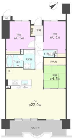 【間取り】 | 【新規リフォーム】サーパス南千田橋