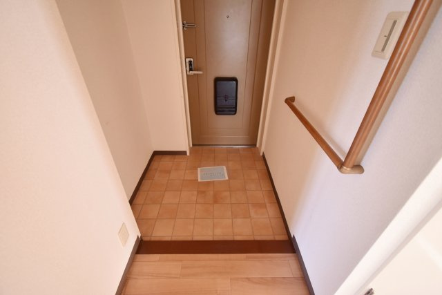 グリーンビュー1号館の玄関