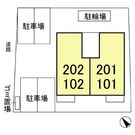 グランドゥールの区画図