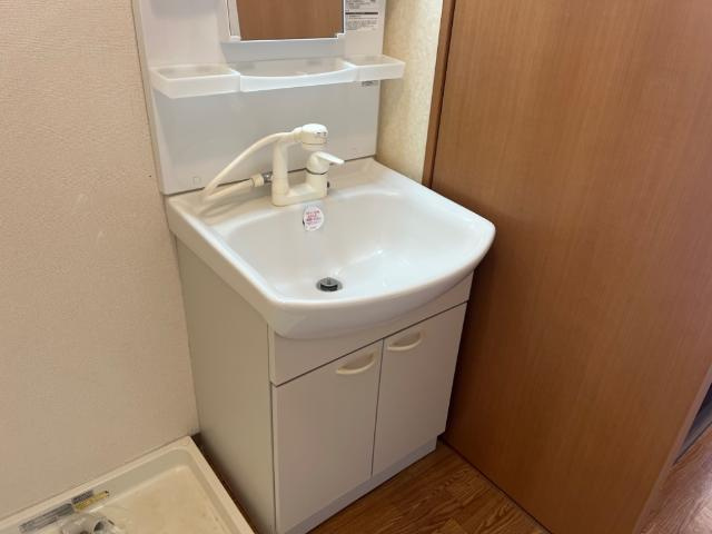 ロイヤルパインズＢ棟の洗面所|洗面