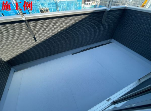 秦野市菩提戸建て　2号棟のバルコニー|暖かな日差しのふりそそぐバルコニー