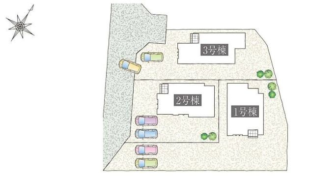 秦野市菩提戸建て　2号棟の区画図|区画図「秦野市菩提戸建て」