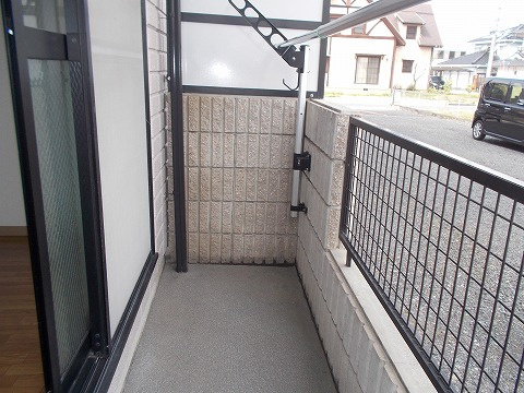 セントラルヴィラ Ⅰのバルコニー