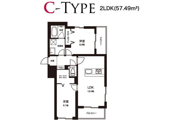 【間取り】 | リオテラス二子玉川
