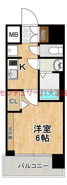 プレサンス大正エミナンスの間取り