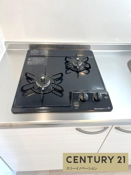 エグゼ大阪CITYアインツのキッチン|★２口ガスコンロ★