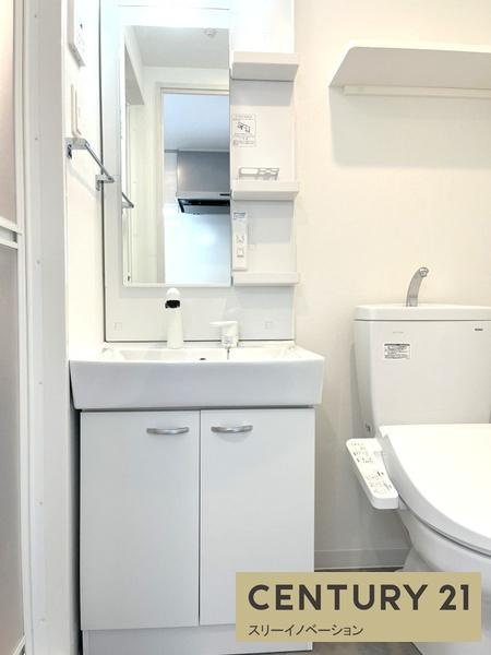 エグゼ大阪CITYアインツの洗面所|★独立洗面台！★