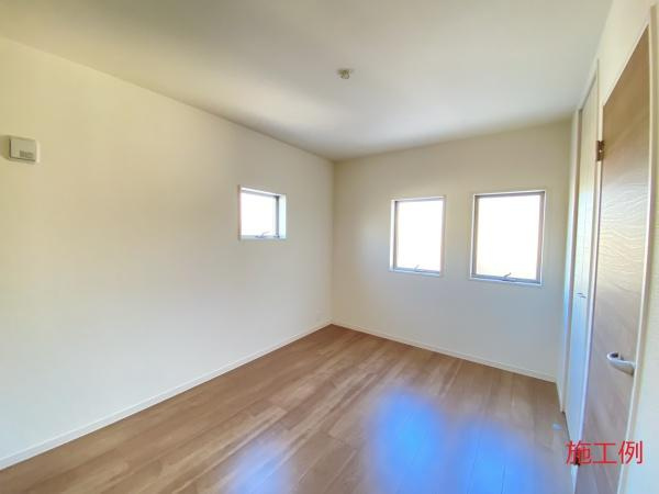 岡崎市能見町　全2棟・1号棟の洋室|施工例