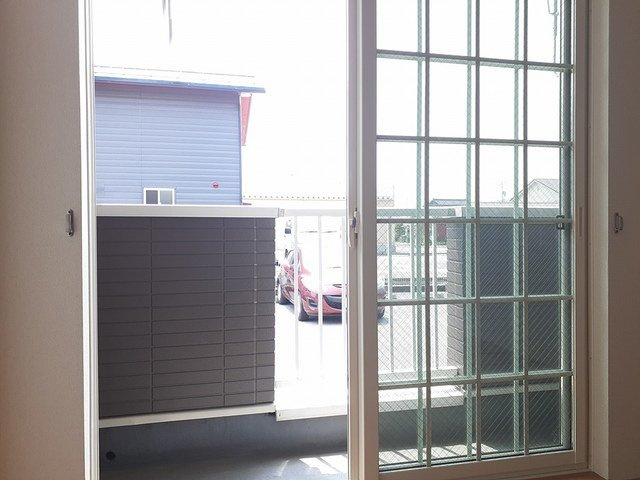 ブライト　ヒル　ハウス　Ａのバルコニー|お洗濯にも便利なバルコニー付き