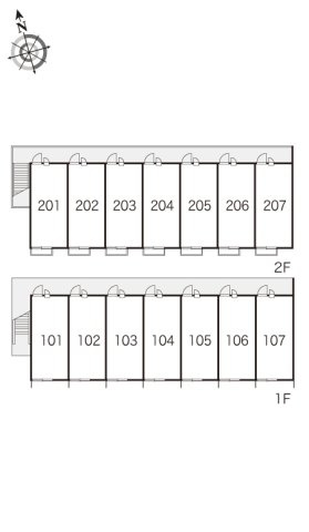 レオパレスＳｕｎ　Ｃｉｔｙのその他|間取配置図です。