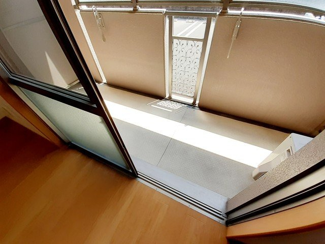 ボナール新中町のバルコニー