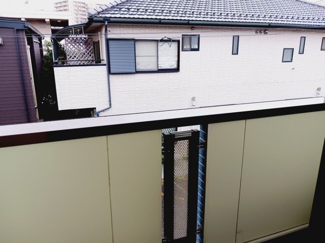 オークランドヴィラのバルコニー